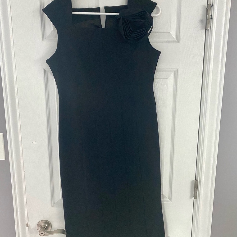 🖤 Designer C&M Collection Dress - Silky Lining - Elegant Curve • Rare Find! 🖤